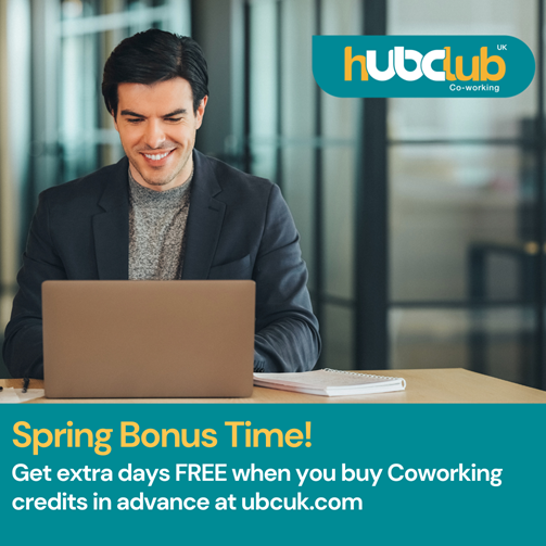 Coworking Spring offer at UBC Flexible Offices
