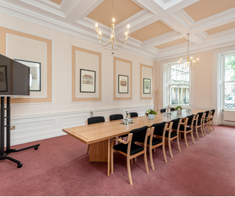 private meeting room at UBC Edinburgh Rutland Square