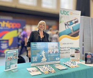 Fiona at the Tunbridge Wells Business Show