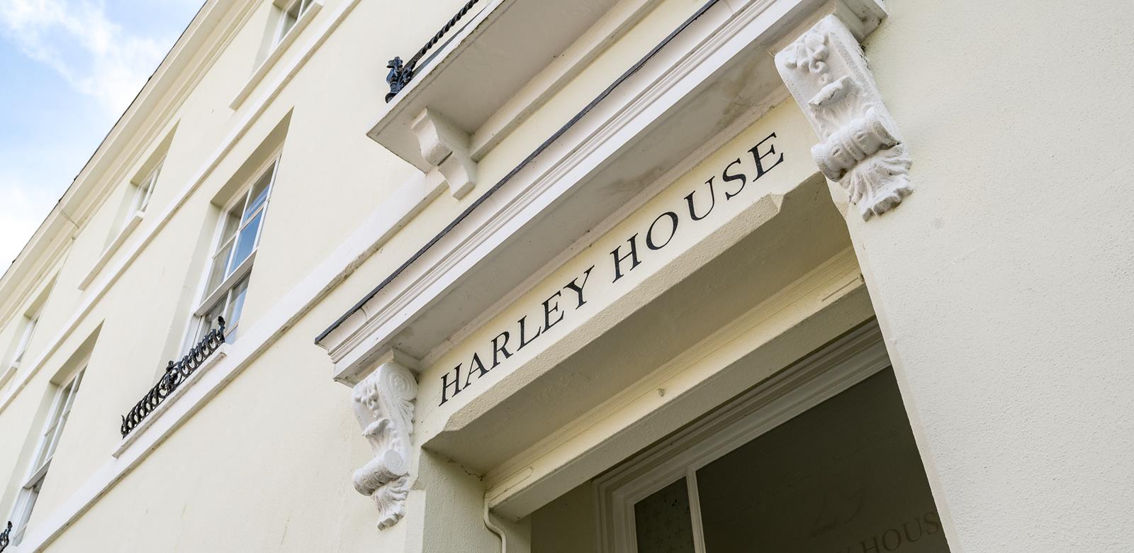 Entrance to Harley House